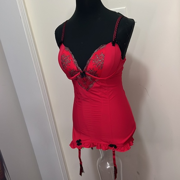 La Vien En Rose Christmas Boxing Day Sleepover Flattering lingerie Size large - Picture 3 of 13